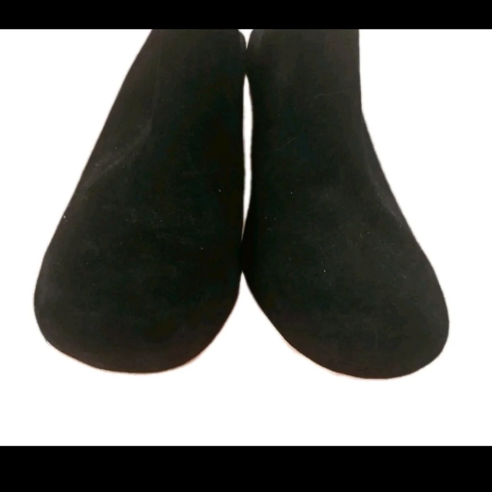 Jeffrey Campbell Womens Suede Black Yucca Slip On Wood Block Mule 7.5 - Picture 5 of 10